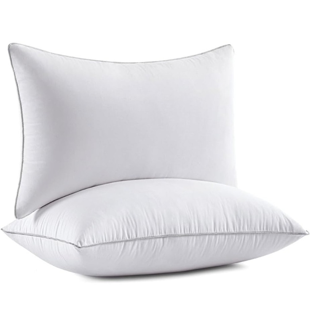 UFIST 2pcs Luxury Pillows – High Loft, No Collapse Neck Support, All-Season Comf